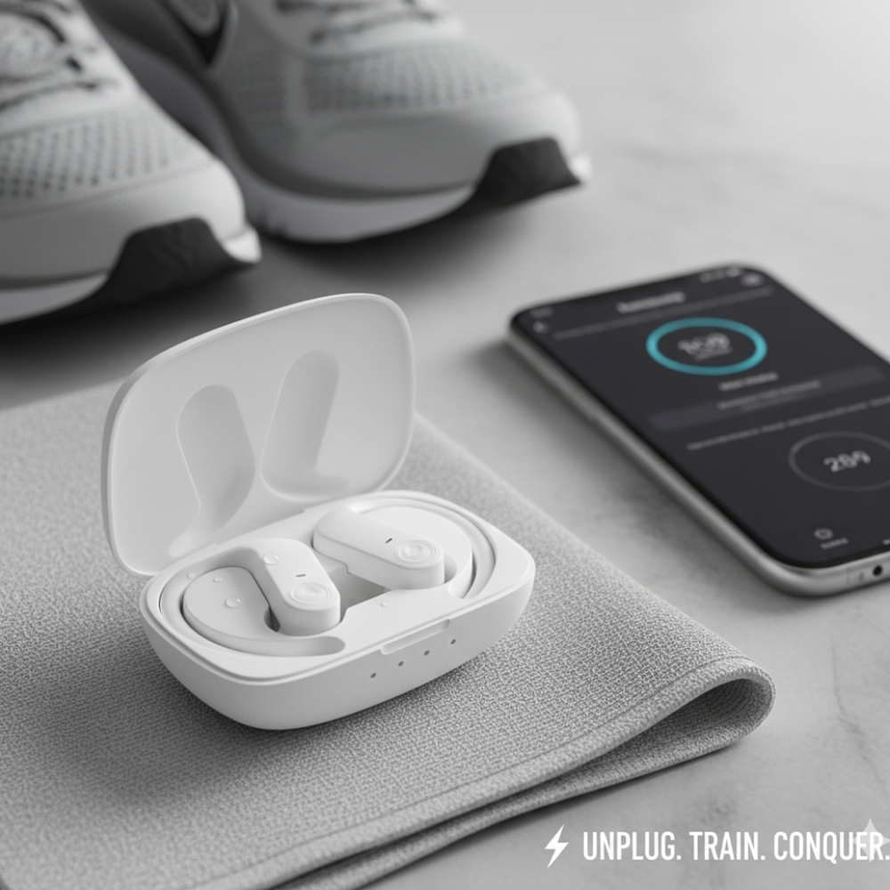 Wireless White Earbuds